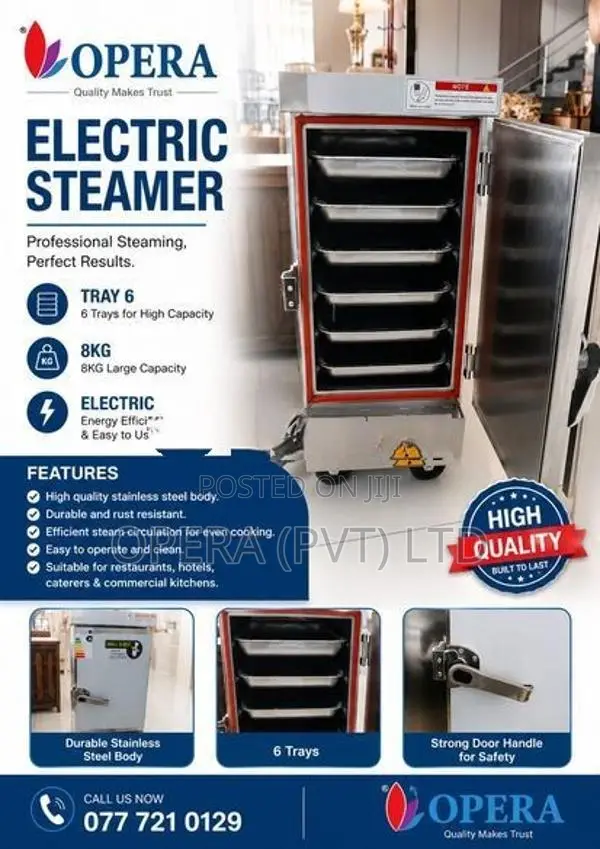 Electric steamer උසස් තත්ත්වයේ Steam Cooker එකක්