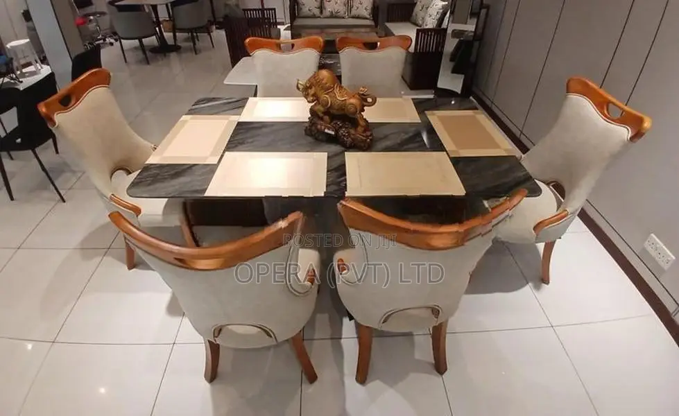 Luxury Granite Dining Table and chairs