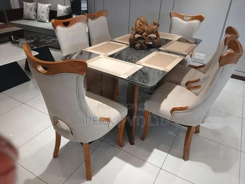 Luxury Granite Dining Table and chairs
