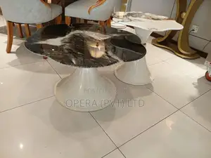 Brand New Granite Top Nesting Table