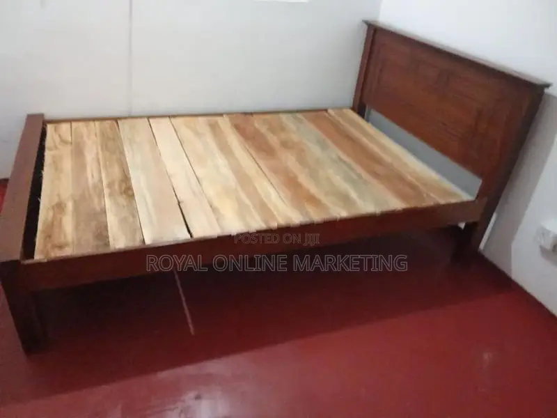 Teak Double Box Bed (b-5)