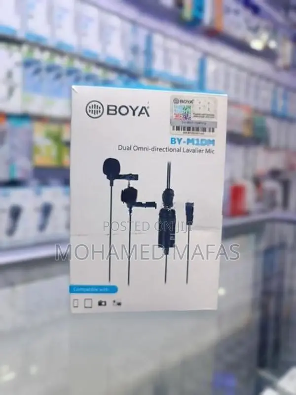 Boya BY-M1DM Dual Lavalier Microphone Item Mic