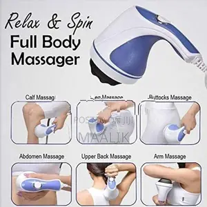 Relax With Spin Tone Full Body Massager (With All Attachments)