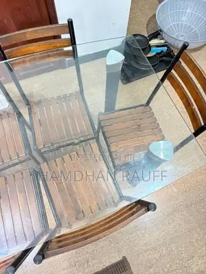 Glass Dining Table Set