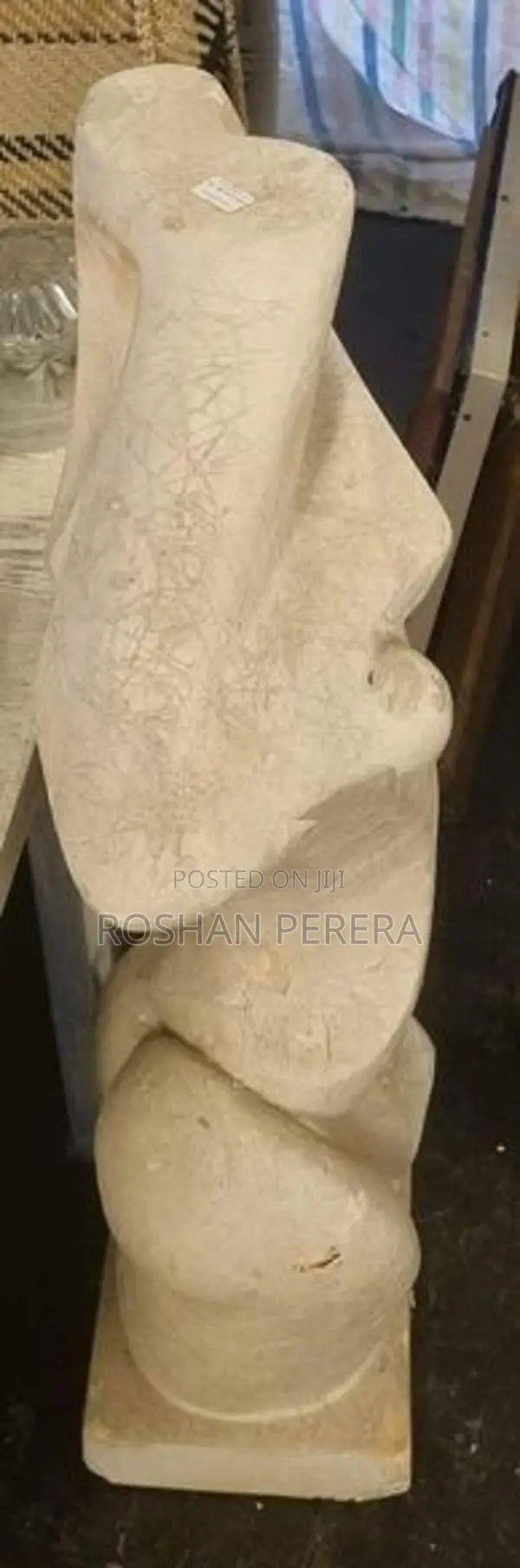 Vintage Mid-Century Modern Abstract Stone Sculpture