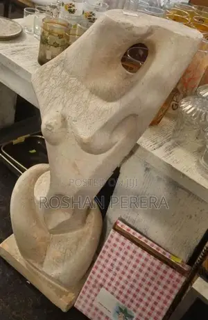Vintage Mid-Century Modern Abstract Stone Sculpture