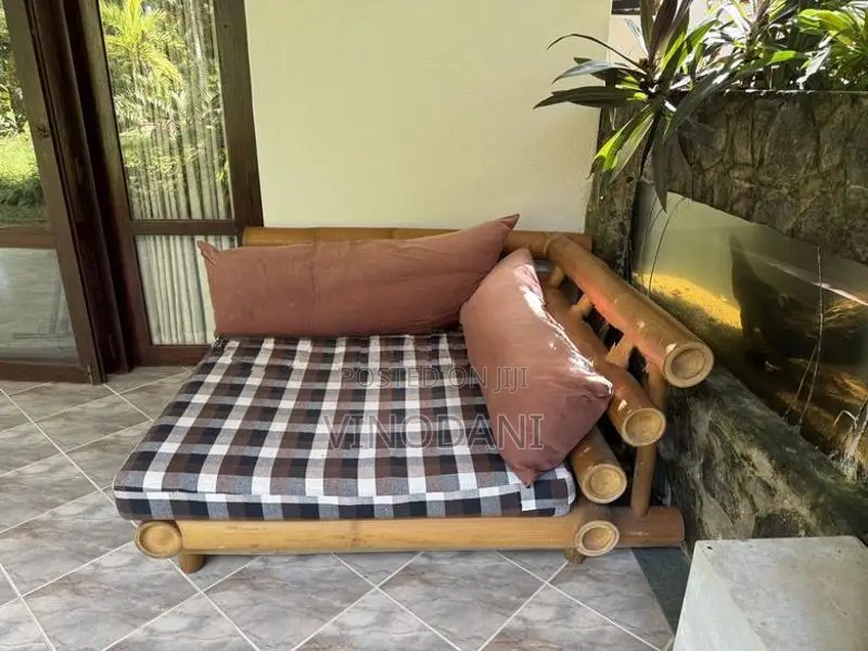 Chineese Treated Bamboo Sofa Set