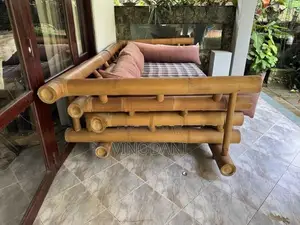 Chineese Treated Bamboo Sofa Set