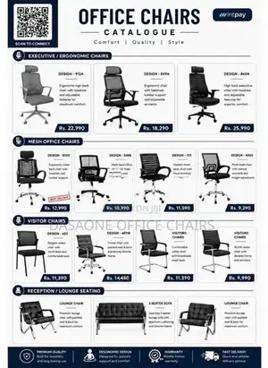 Ergonomic Mesh Office Chair with Headrest