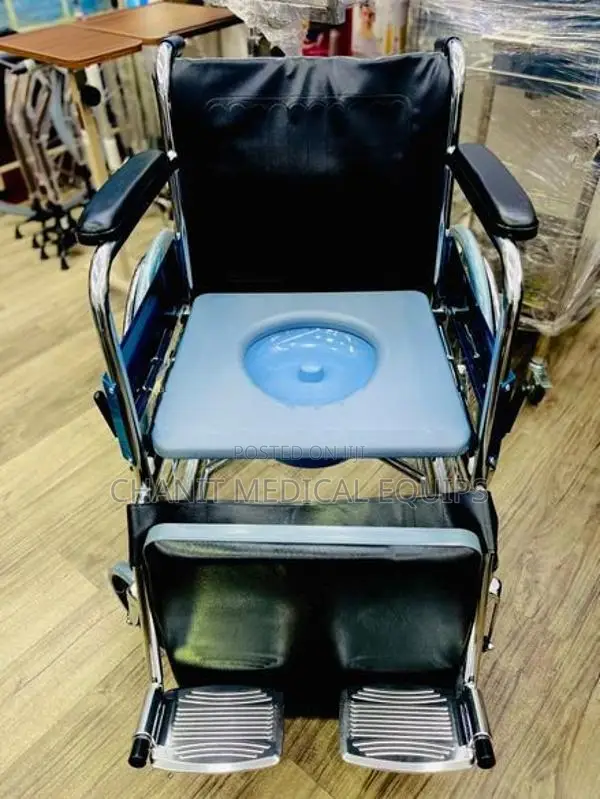 Commode Wheelchair Fiber Seat