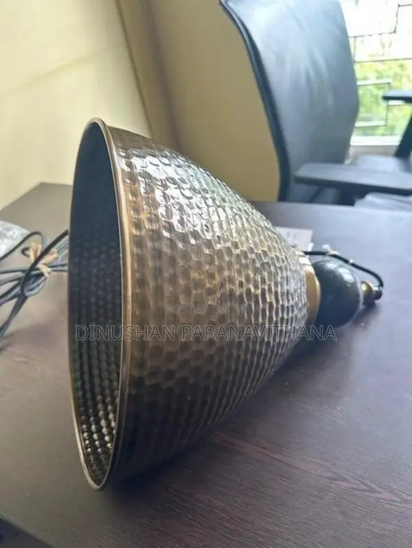 Transitional Pendant of Hammered Antique Brass