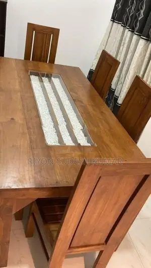 Teak Dining Table with 6 Chairs
