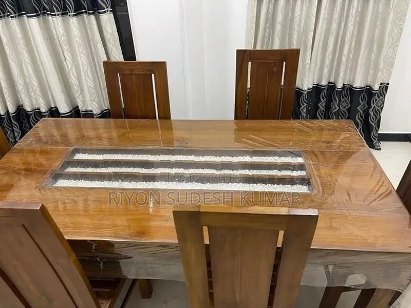 Teak Dining Table with 6 Chairs