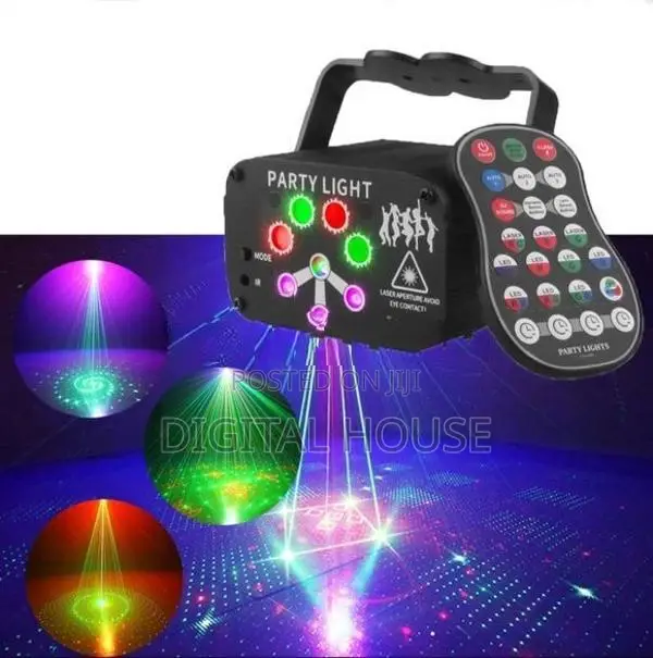 Dj Light Laser 5 Color 120 Design 230v Powerful - new