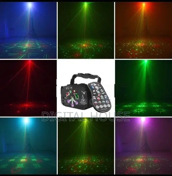 Dj Light Laser 5 Color 120 Design 230v Powerful - new