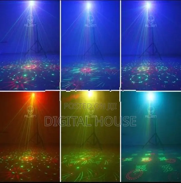 Dj Light Laser 5 Color 120 Design 230v Powerful - new
