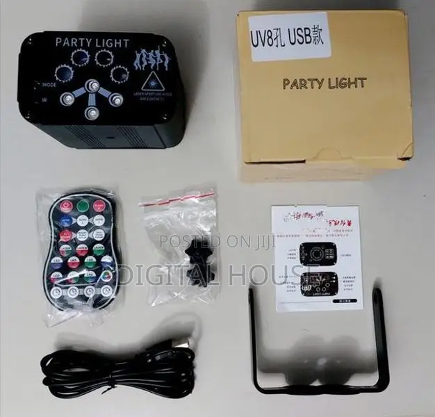 Dj Light Laser 5 Color 120 Design 230v Powerful - new