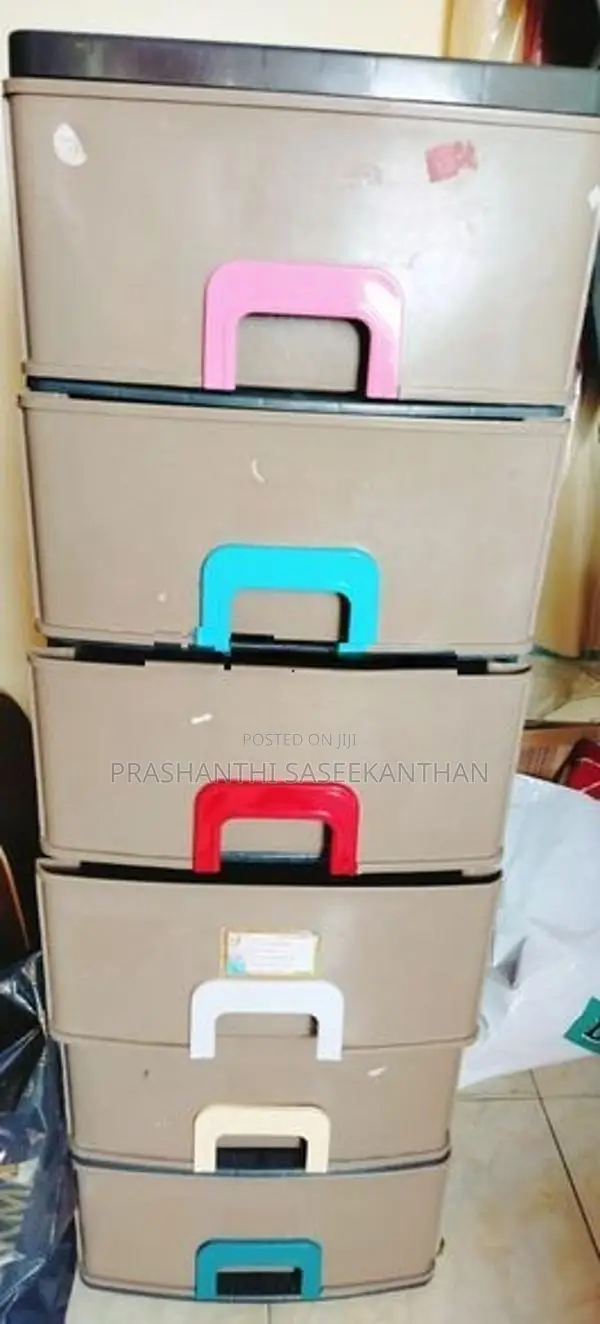 Plastic Drawer Set Spices Wall Rack