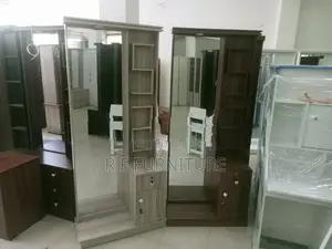 Melamine Modern Dressing Table with Cupboard