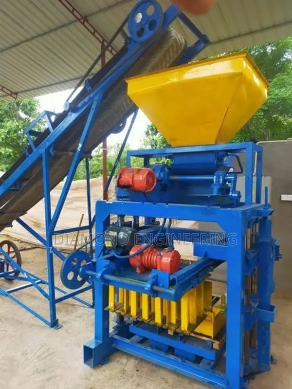 Diamond 4-40 X Semi-Automatic Block Making Machine
