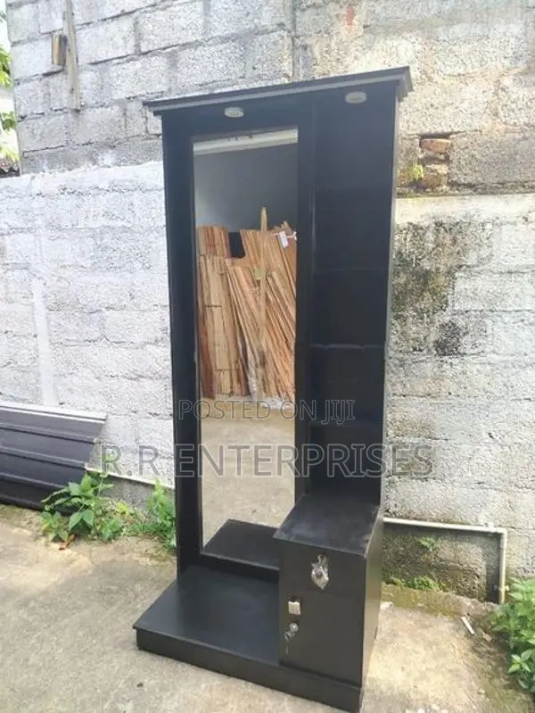 New Black Melamine Dressing Table