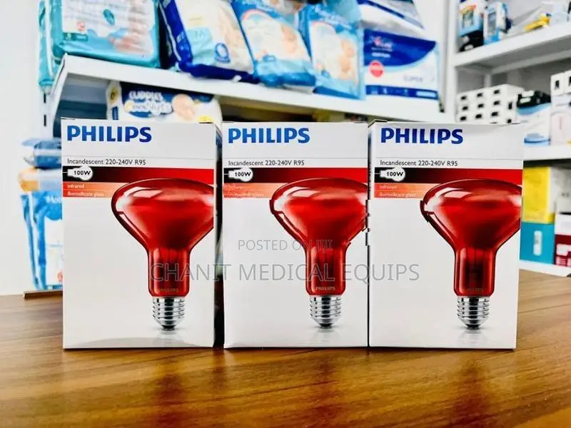 Philips Infrared Physiotherapy Lamp Bulb 100W