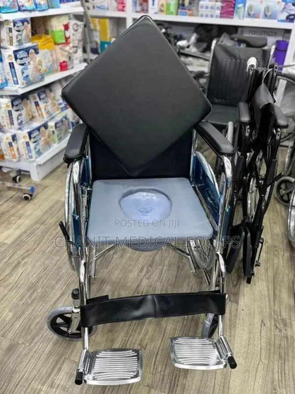 Commode Wheelchair Fiber Seat