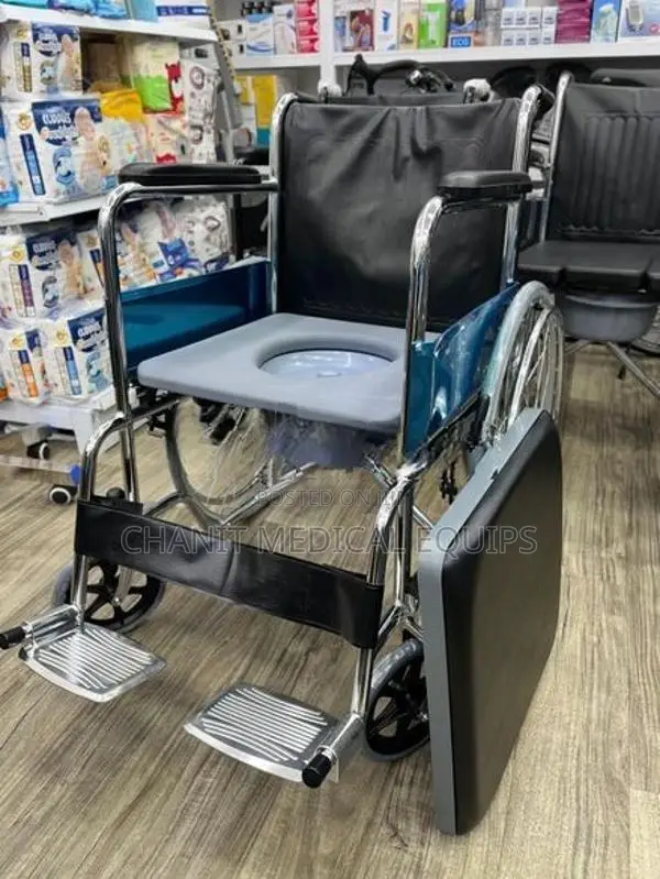 Commode Wheelchair Fiber Seat