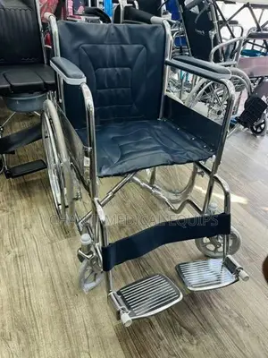 Wheelchair Chrome Plated Steel Frame Wheel Chair