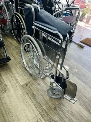 Wheelchair Chrome Plated Steel Frame Wheel Chair