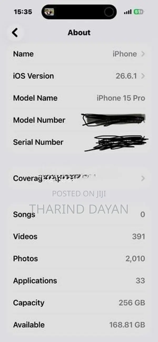 Apple iPhone 15 Pro (Used)