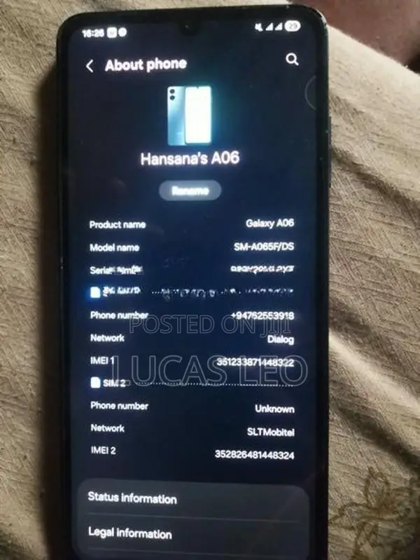 Samsung Galaxy A06 (Used)