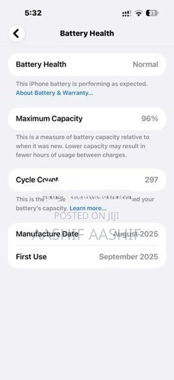 Apple iPhone 17 Pro Max (Used)
