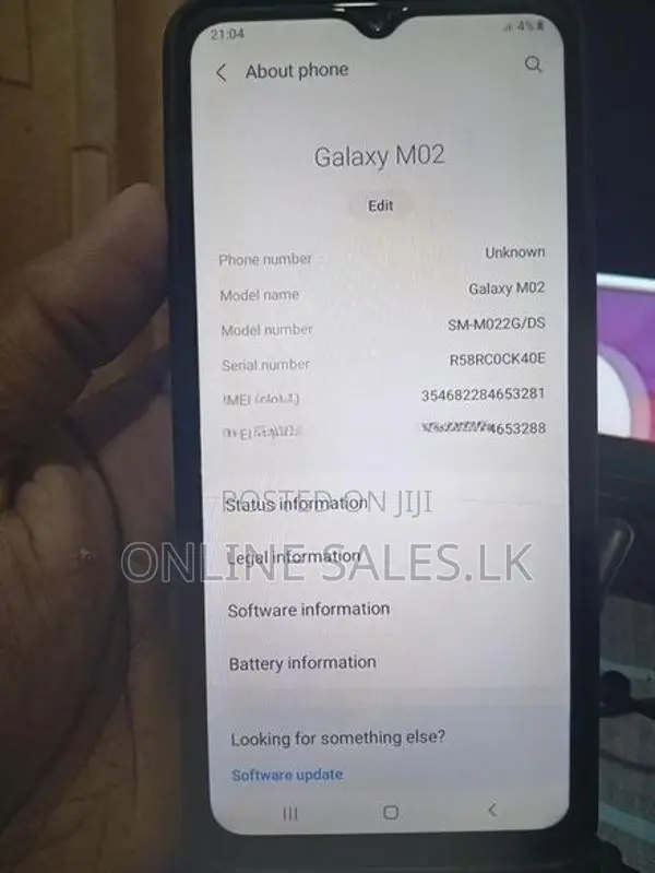 Samsung Galaxy M02 (Used)