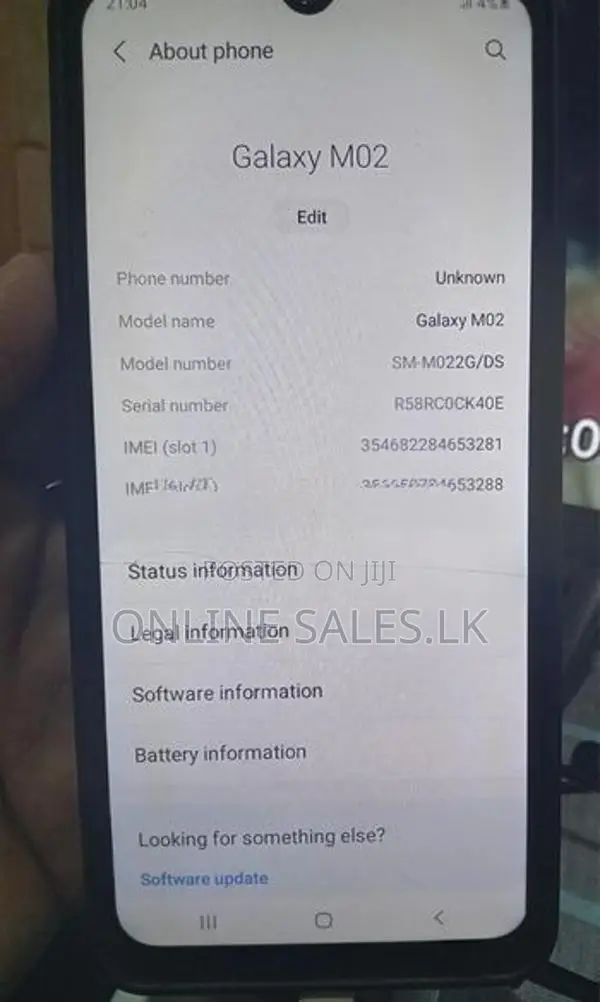 Samsung Galaxy M02 (Used)