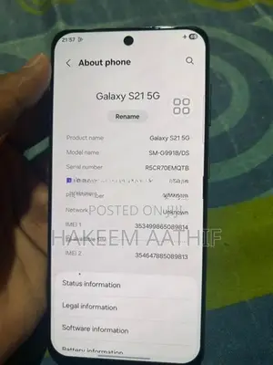 Samsung Galaxy S21 (Used)