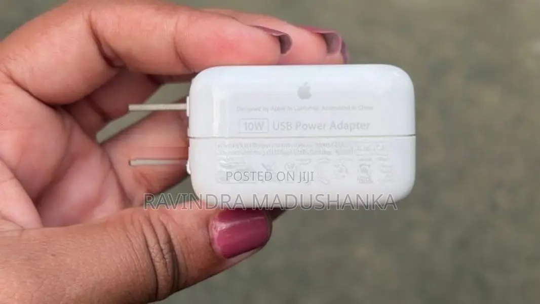 Apple 10W Charger/ Not Use Srilanka/ Without Cable