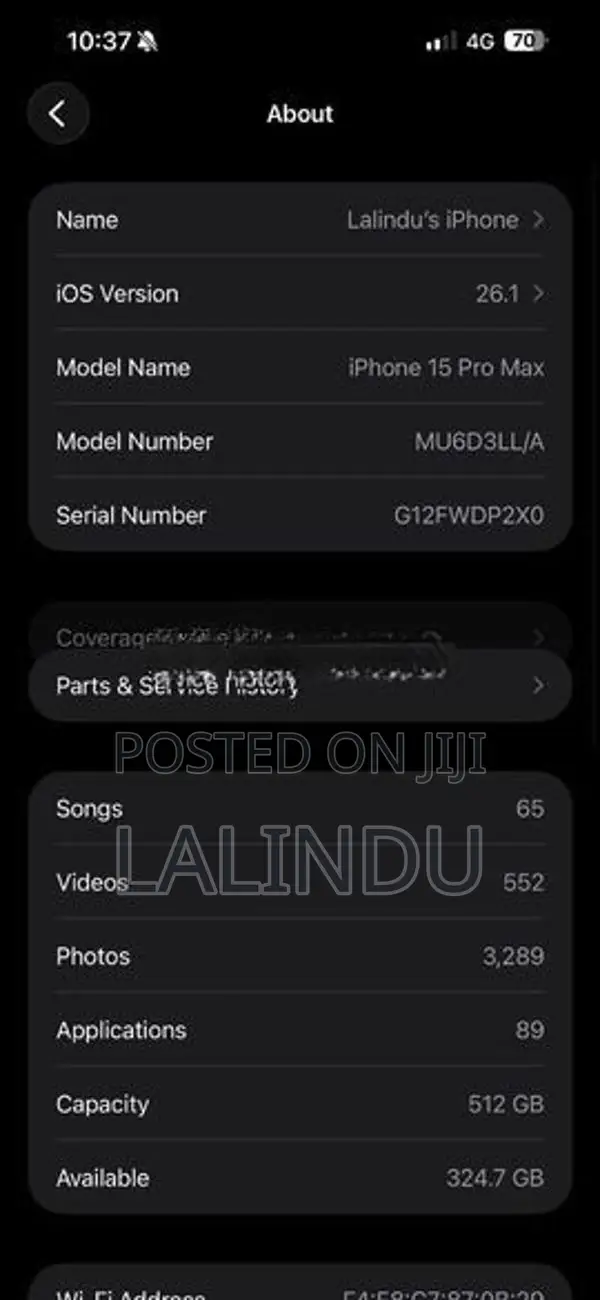 Apple iPhone 15 Pro Max (Used)