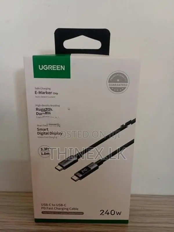 UGREEN L530 240W Smart Digital Display Type-C to Cable