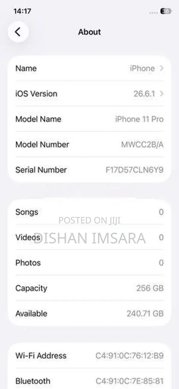 Apple iPhone 11 Pro (Used)