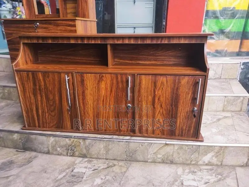 New 3 Door Melamine Pantry Cupboard