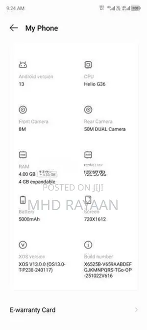 Infinix Smart 8 Pro (Used)