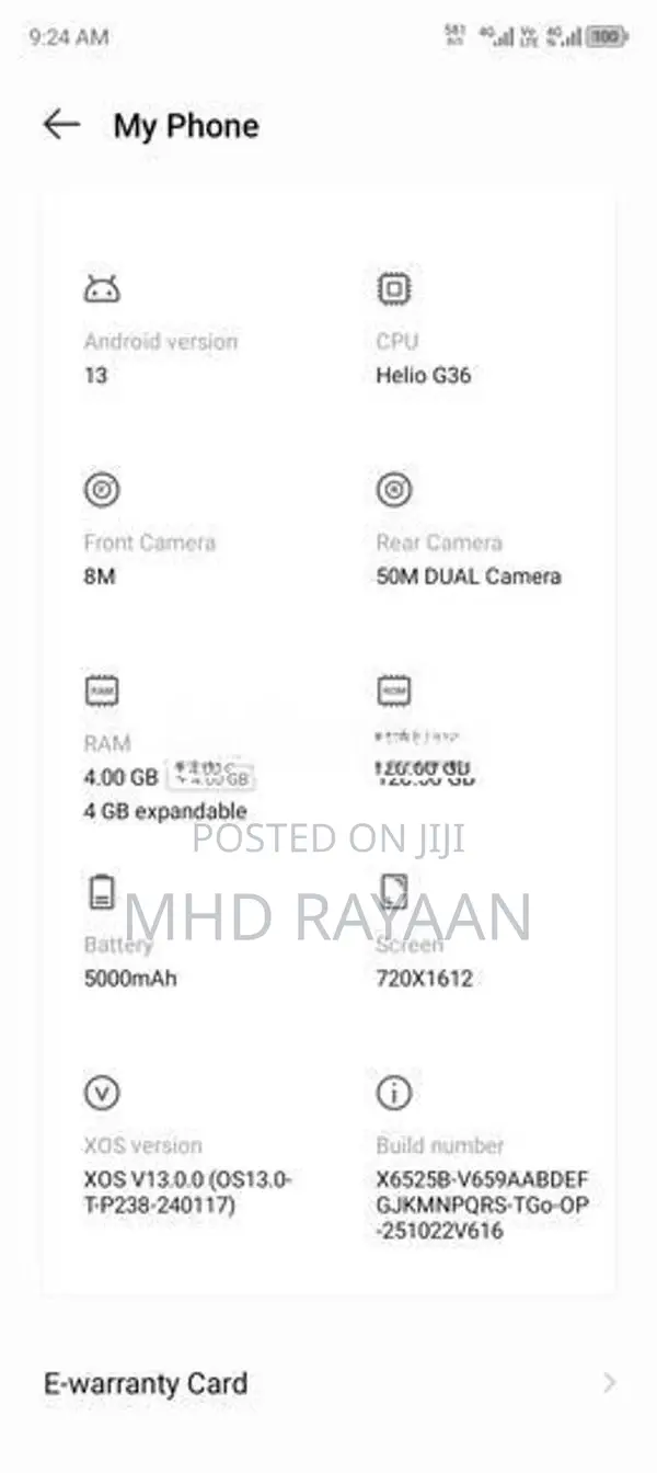 Infinix Smart 8 Pro (Used)