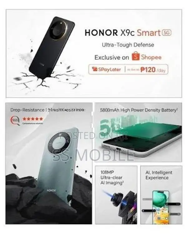 Honor X9c Smart 5G 12GB 256GB (Brand New)