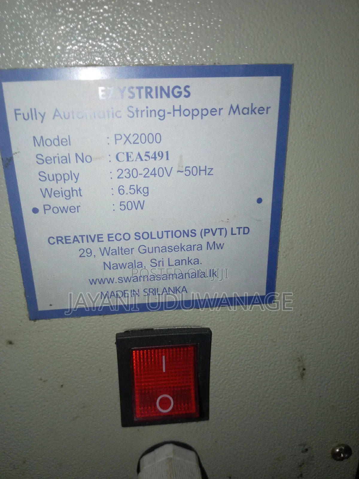 String Hopper Machine