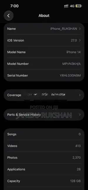 Apple iPhone 14 (Used)