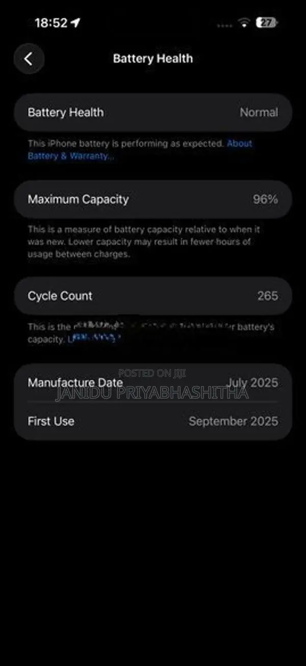 Apple iPhone 17 Pro Max GB (Used)