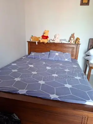 Solid Wooden Double Bed