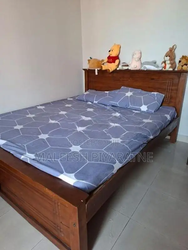 Solid Wooden Double Bed