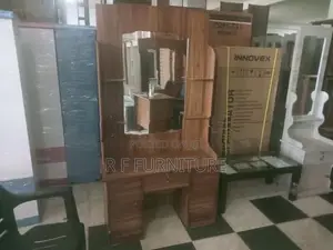 Melamine Dressing Table With Cupboard